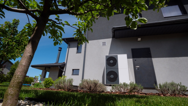 Outdoor unit of a heating system