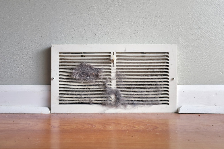 Dust decreases indoor air quality